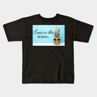 I Pee in the Ocean Kids T-Shirt